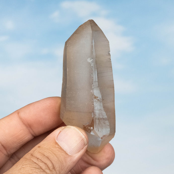 Tangerine Lemurian Seed Quartz Crystal *DT 65 g 78x31mm - InnerVision Crystals