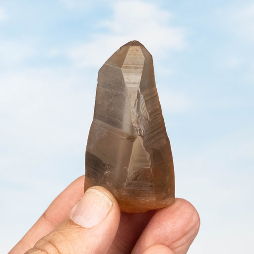 Tangerine Lemurian Seed Quartz Crystal *DT 68 g 65x38mm - InnerVision Crystals