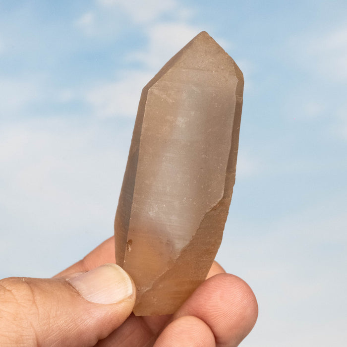 Tangerine Lemurian Seed Quartz Crystal *DT 77 g 73x34mm - InnerVision Crystals