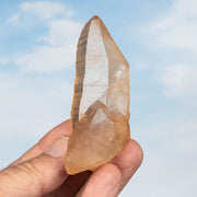 Tangerine Lemurian Seed Quartz Crystal *DT 83 g 80x22mm - InnerVision Crystals
