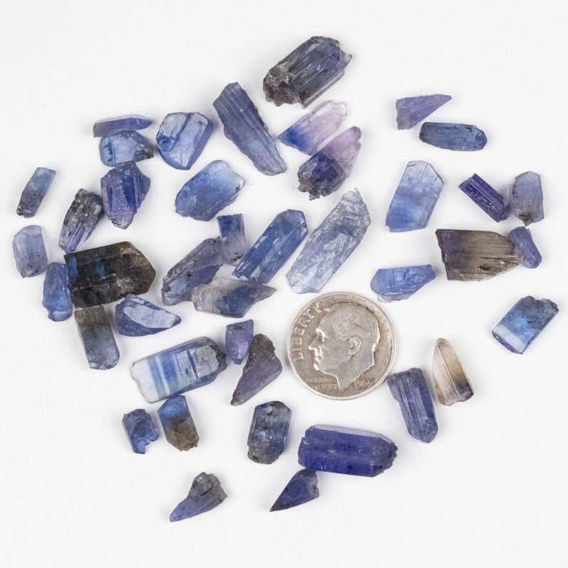 Tanzanite Crystals 100 cts Terminated | Wholesale Lot - InnerVision Crystals