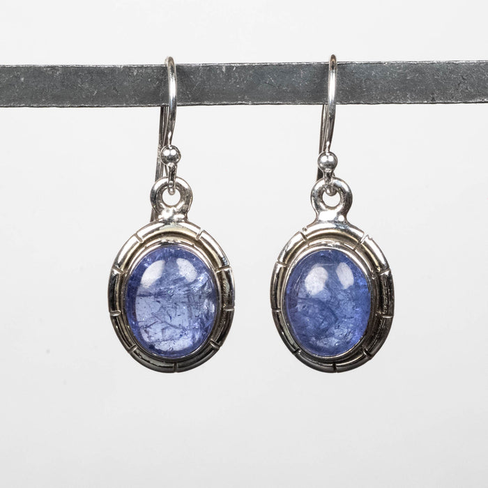 Tanzanite Earrings 11x8mm .925 Silver - InnerVision Crystals