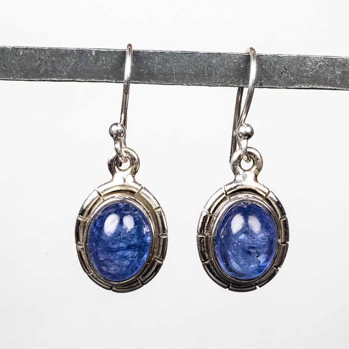 Tanzanite Earrings 11x9mm .925 Silver - InnerVision Crystals
