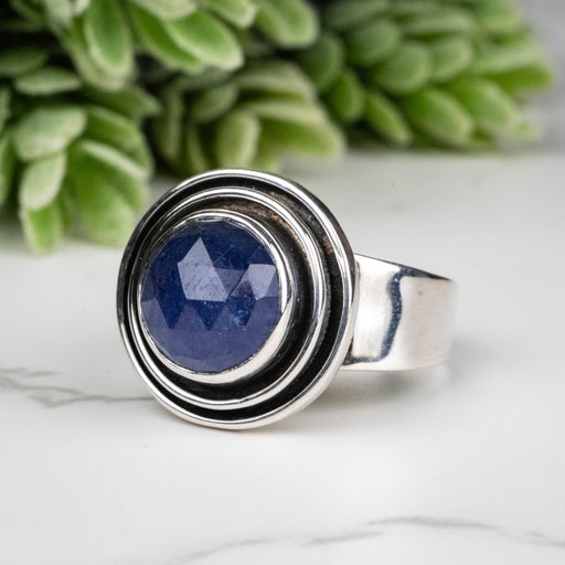 Tanzanite Ring 10mm Size 8 - InnerVision Crystals