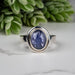 Tanzanite Ring 10x8mm Size 7 - InnerVision Crystals