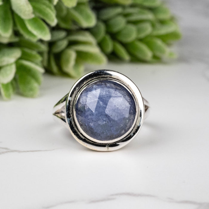 Tanzanite Ring 11mm Size 6 - InnerVision Crystals