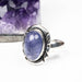 Tanzanite Ring 14x9mm Size 7 .925 Silver - InnerVision Crystals
