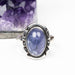 Tanzanite Ring 14x9mm Size 7 .925 Silver - InnerVision Crystals