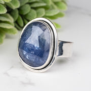 Tanzanite Ring 17x13mm Size 7 - InnerVision Crystals