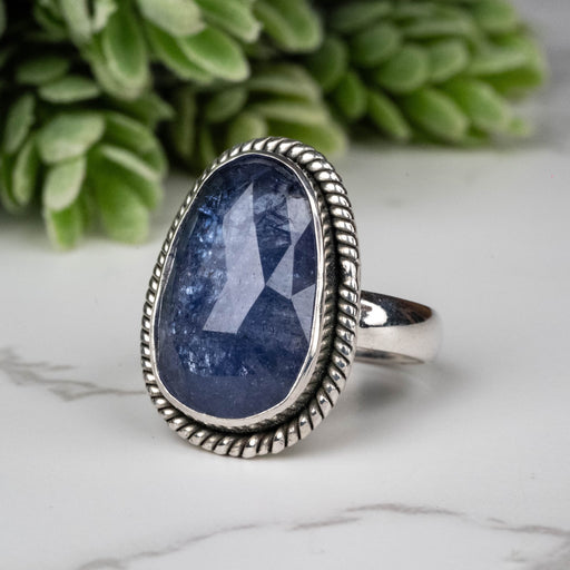 Tanzanite Ring 18x12mm Size 8 - InnerVision Crystals