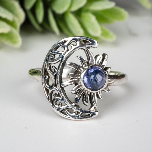 Tanzanite Ring 4mm Size 7 - InnerVision Crystals