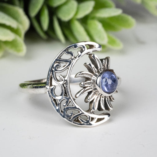 Tanzanite Ring 4mm Size 7 - InnerVision Crystals