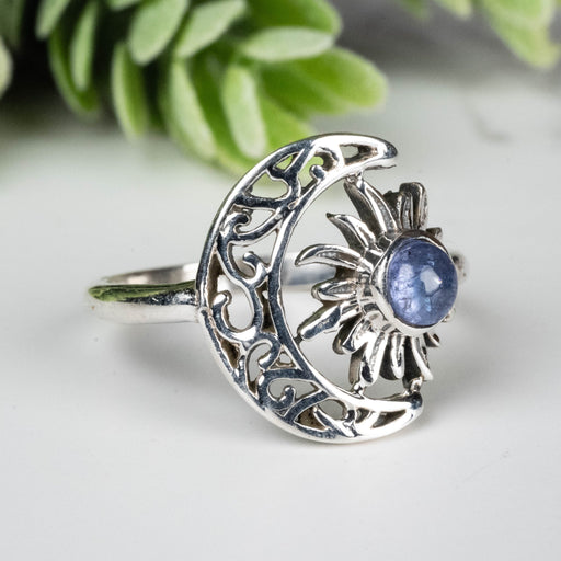 Tanzanite Ring 4mm Size 8 - InnerVision Crystals