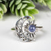 Tanzanite Ring 4mm Size 8 - InnerVision Crystals