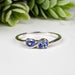 Tanzanite Ring 4x3mm Size 7 - InnerVision Crystals