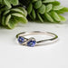 Tanzanite Ring 4x3mm Size 8 - InnerVision Crystals