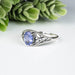 Tanzanite Ring 6.5x5mm Size 7 - InnerVision Crystals