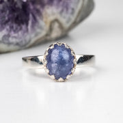 Tanzanite Ring 9x7mm | Choose Size - InnerVision Crystals