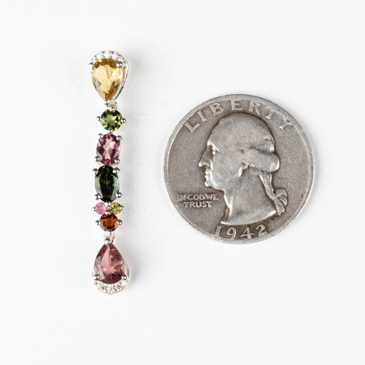 Tourmaline Pendant 2.42 g 37x6mm - InnerVision Crystals