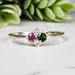 Tourmaline Ring 3.5mm Size 9 - InnerVision Crystals