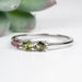 Tourmaline Ring 3mm - 4mm Size 9 .925 Silver - InnerVision Crystals