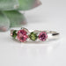 Tourmaline Ring 3mm - 5mm Size 5 .925 Silver - InnerVision Crystals