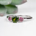 Tourmaline Ring 3mm - 5mm Size 8 .925 Silver - InnerVision Crystals