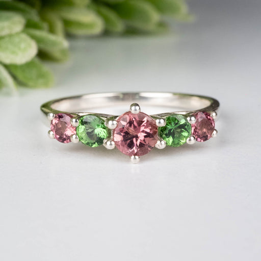 Tourmaline Ring 3mm - 5mm size 9 - InnerVision Crystals