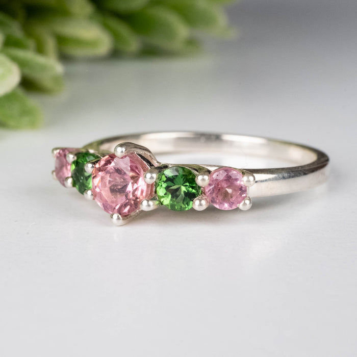 Tourmaline Ring 3mm - 5mm size 9 - InnerVision Crystals