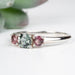 Tourmaline Ring 3mm - 5mm Size 9 .925 Silver - InnerVision Crystals