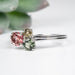 Tourmaline Ring 3mm - 5mm Size 9 .925 Silver - InnerVision Crystals