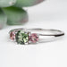 Tourmaline Ring 3mm - 5mm Size 9 .925 Silver - InnerVision Crystals