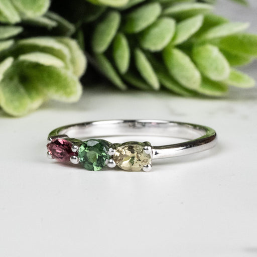 Tourmaline Ring 3mm Size 7 - InnerVision Crystals