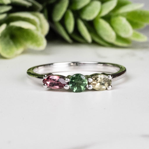 Tourmaline Ring 3mm Size 7 - InnerVision Crystals