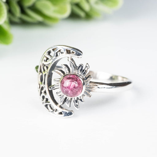 Tourmaline Ring 4.5mm Size 10 - InnerVision Crystals