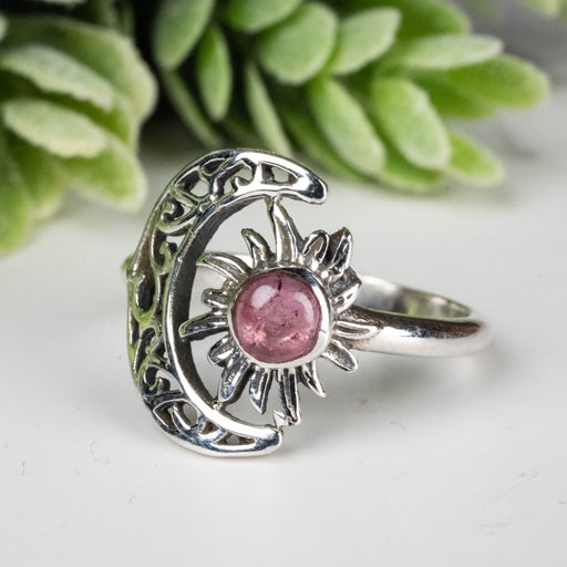 Tourmaline Ring 4mm Size 7 - InnerVision Crystals