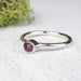 Tourmaline Ring 4mm Size 7 .925 Silver - InnerVision Crystals