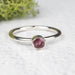 Tourmaline Ring 4mm Size 7 .925 Silver - InnerVision Crystals