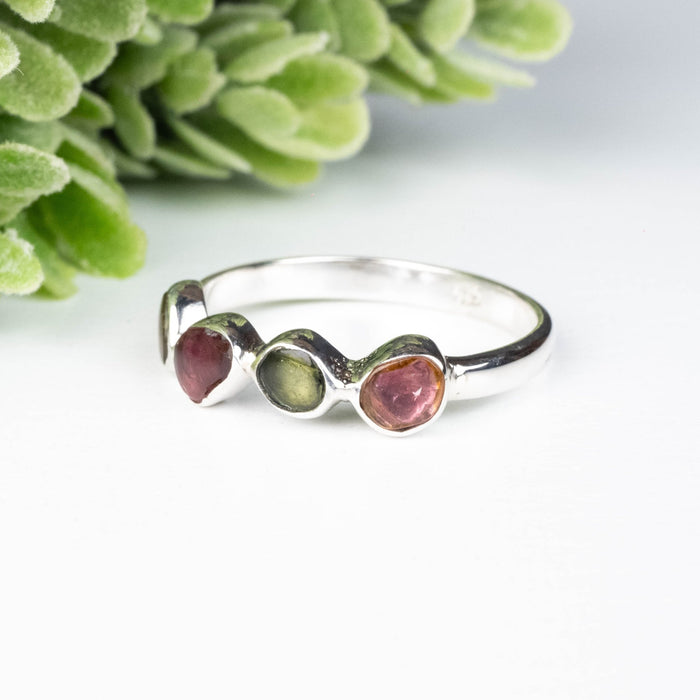 Tourmaline Ring 5mm Size 10 - InnerVision Crystals