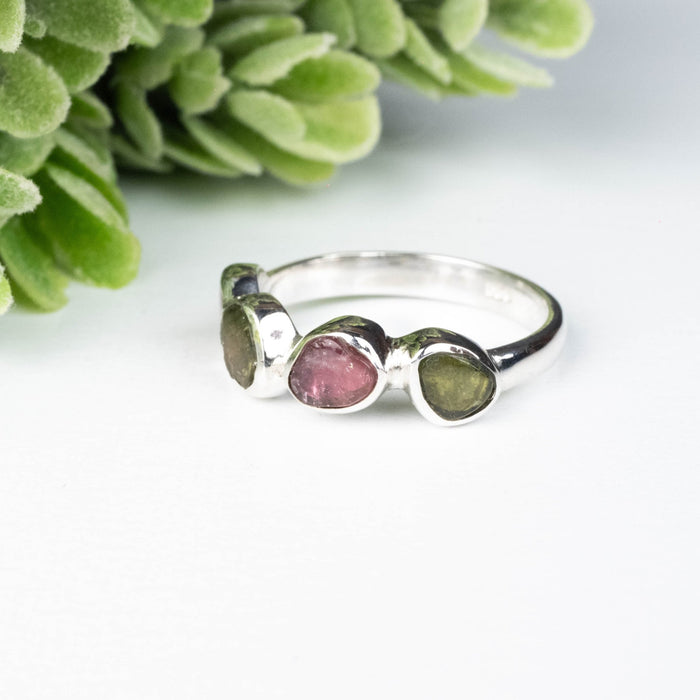 Tourmaline Ring 5mm Size 7 - InnerVision Crystals