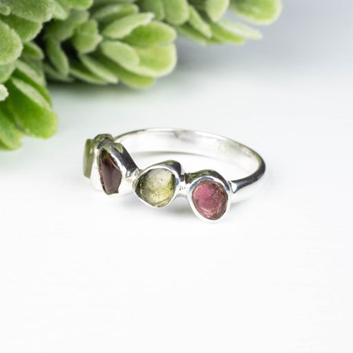Tourmaline Ring 5mm Size 7 - InnerVision Crystals