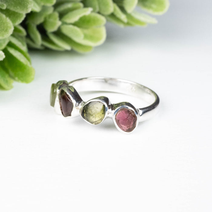 Tourmaline Ring 5mm Size 7 - InnerVision Crystals