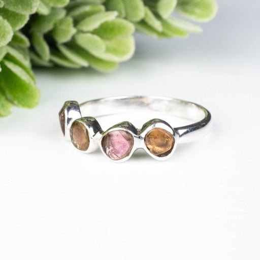 Tourmaline Ring 5mm Size 9 - InnerVision Crystals