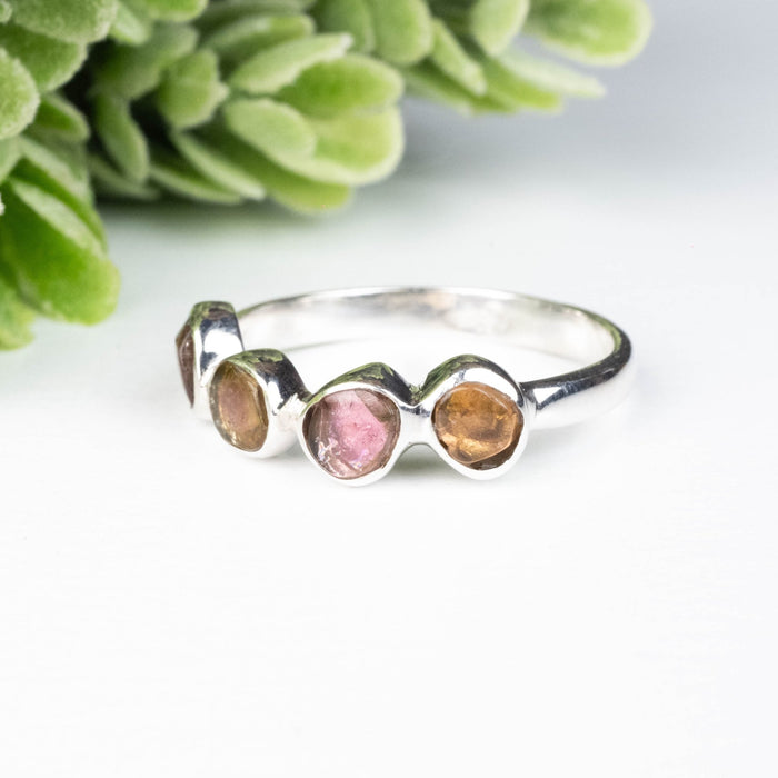 Tourmaline Ring 5mm Size 9 - InnerVision Crystals
