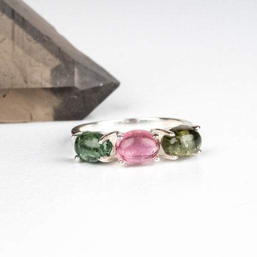 Tourmaline Ring 5x4mm Size 4 - InnerVision Crystals
