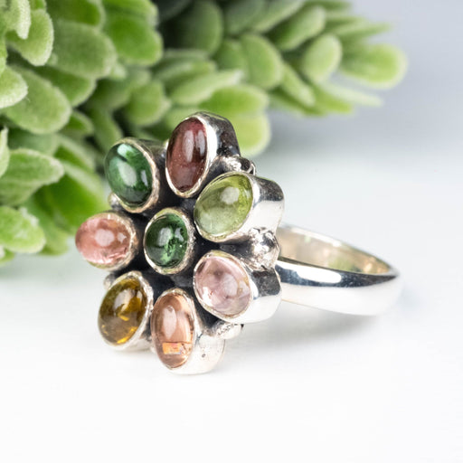 Tourmaline Ring 6x5mm Size 9 - InnerVision Crystals