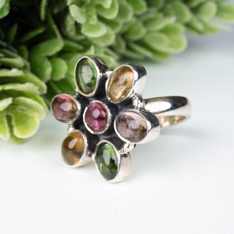 Tourmaline Ring 7.5x5mm Size 6 - InnerVision Crystals
