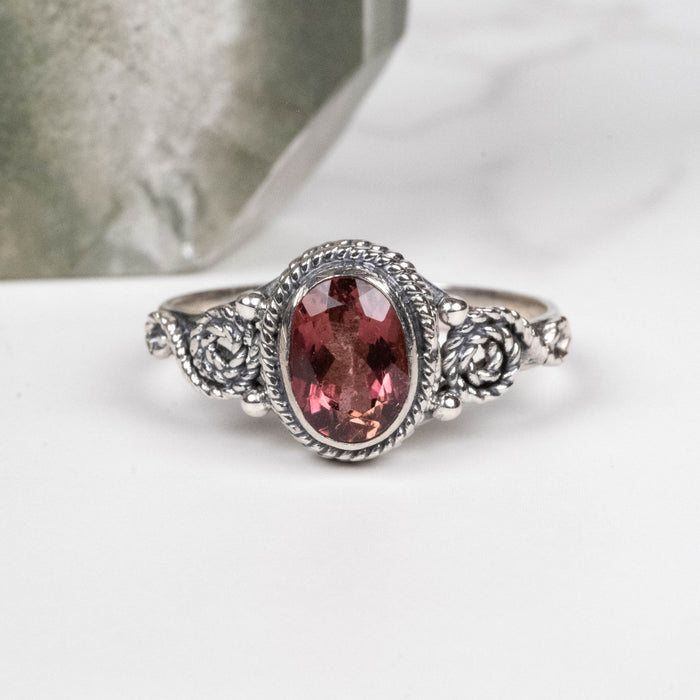 Tourmaline Ring 7x5mm Size 6 - InnerVision Crystals