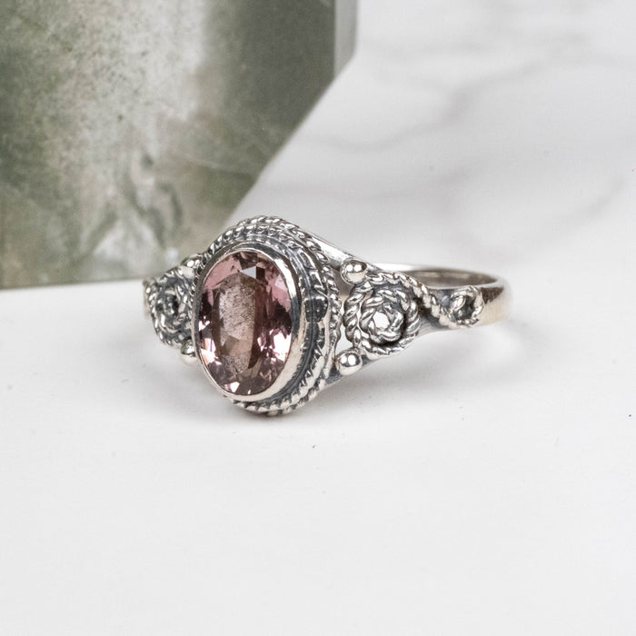 Tourmaline Ring 7x5mm Size 6 - InnerVision Crystals