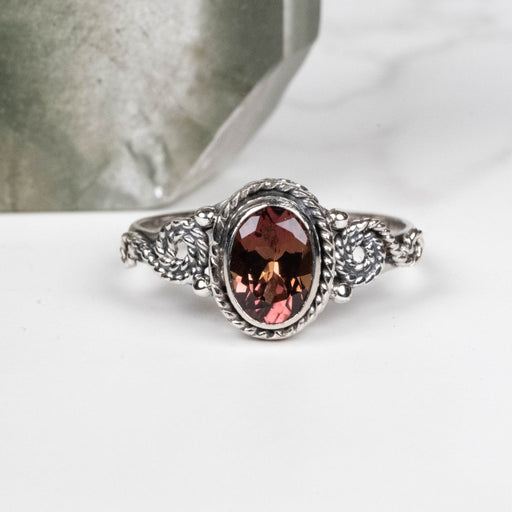 Tourmaline Ring 7x5mm Size 6 - InnerVision Crystals
